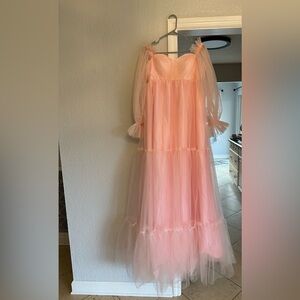 NWOT Pink Tulle dress size 15 adult
